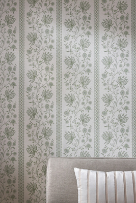 Anthropologie Edgemoor Jacobean Stripe Wallpaper