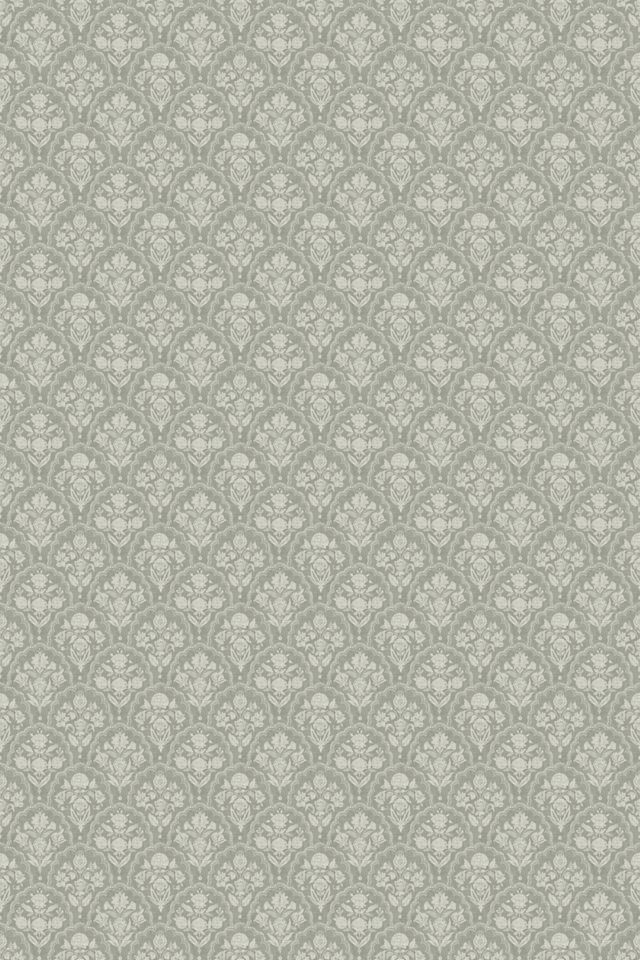 Frances Fishscale Floral Wallpaper #1