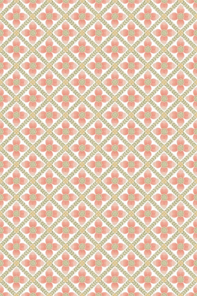 Mimi Quilted Floral Wallpaper #1