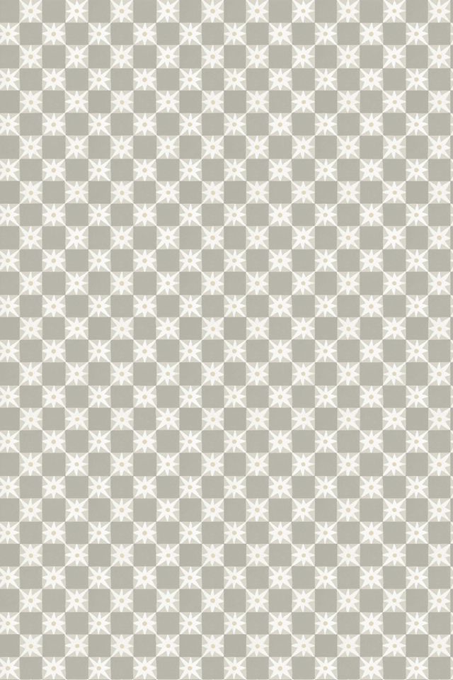 Stardust Checkerboard Floral Wallpaper #1