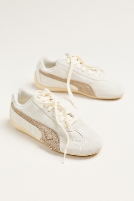 Puma Warm White Speedcat Elevated Sneakers In White