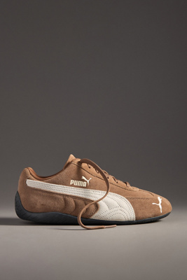Puma Speedcat Archive Brown Sneakers With Side Logo In Suede Unisex In Brown