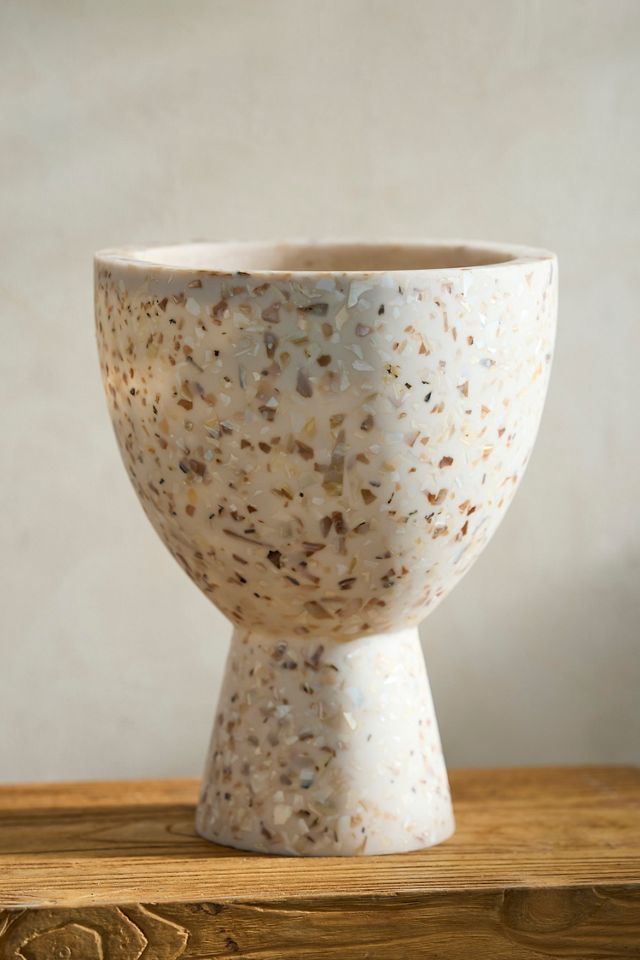 Fiber Terrazzo Urn  #2