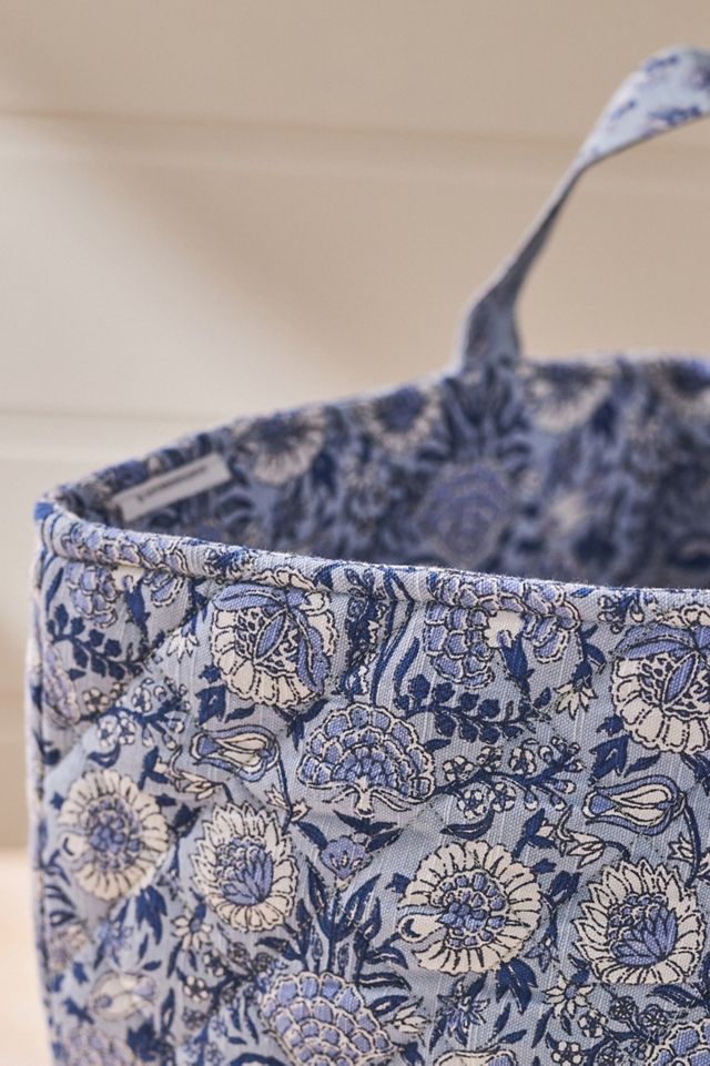Quilted Block Print Basket #3