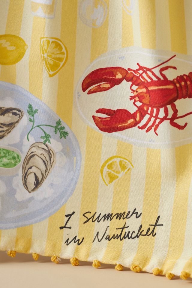 Summer in Nantucket Dish Towel #1