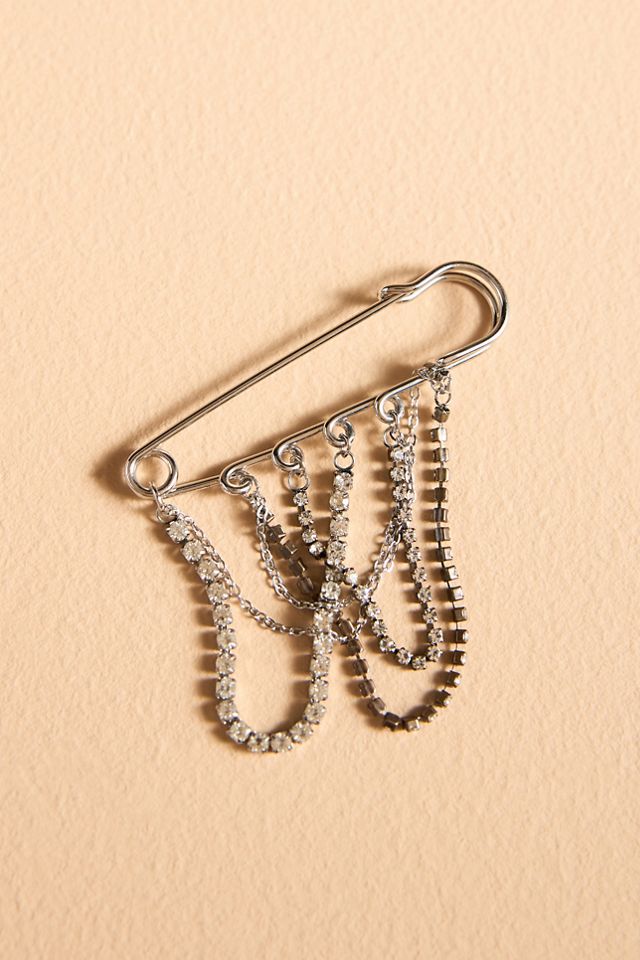 Safety Pin Shoe Charm #1