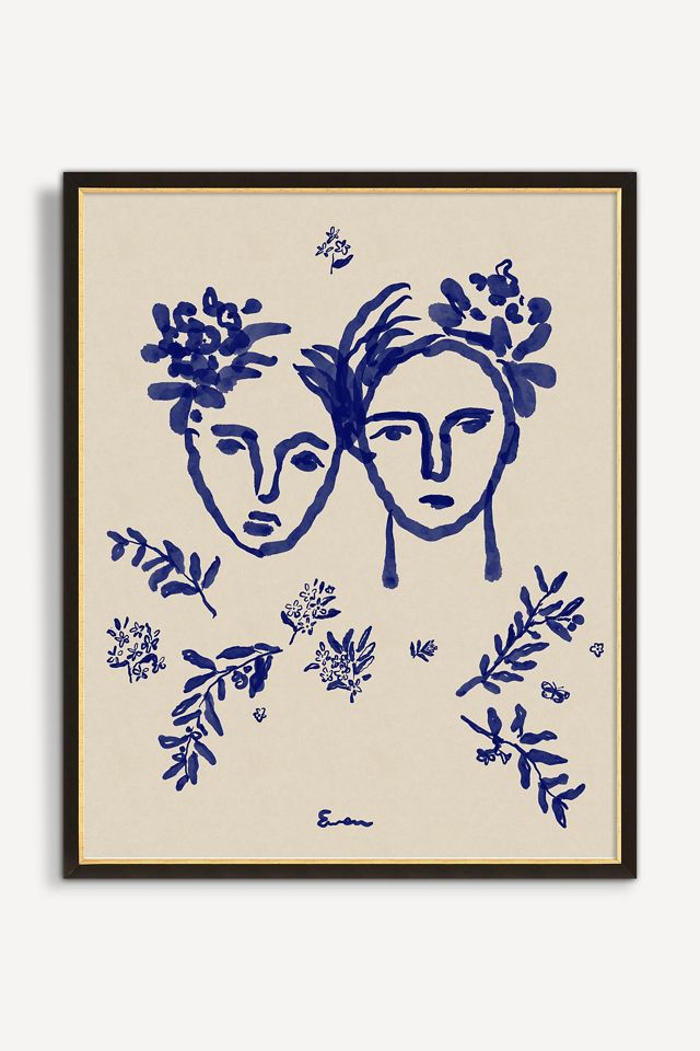Love: Indigo Wall Art #1