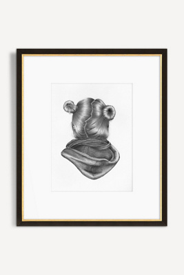 Artfully Walls Reverse Portrait, Girl On The Tube Wall Art