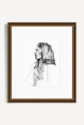 Ukrainian Women Sketch Wall Art