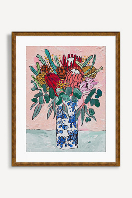 Artfully Walls Australian Banksia Floral Bouquet Wall Art