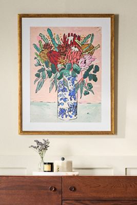Australian Banksia Floral Bouquet Wall Art