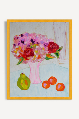 Artfully Walls Flowers, Quince And Mandarins Wall Art