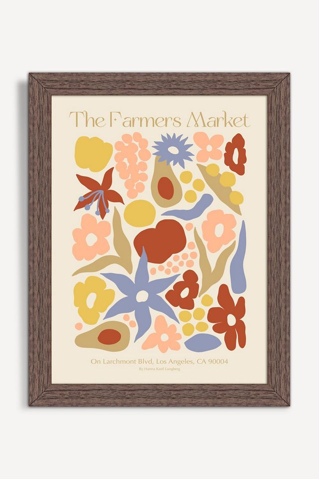 Larchmont Village Farmers Market Wall Art #1
