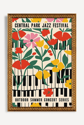 Artfully Walls Central Park Jazz Festival Wall Art