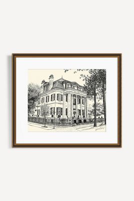 Harper Fowlkes House Savannah Wall Art