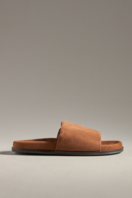 SEYCHELLES FARRAH SUEDE SLIDE SANDALS 