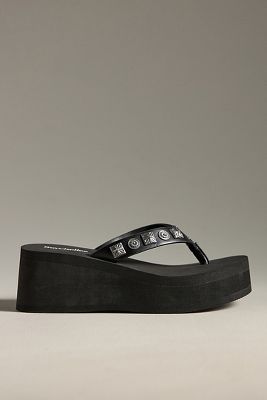 SEYCHELLES SKYSCRAPER PLATFORM THONG SANDALS 