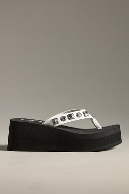 SEYCHELLES SKYSCRAPER PLATFORM THONG SANDALS 
