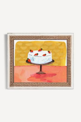 Strawberry Cake Wall Art