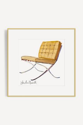 The Barcelona Chair Wall Art