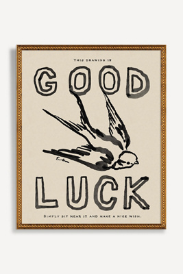Artfully Walls Good Luck Drawing Wall Art
