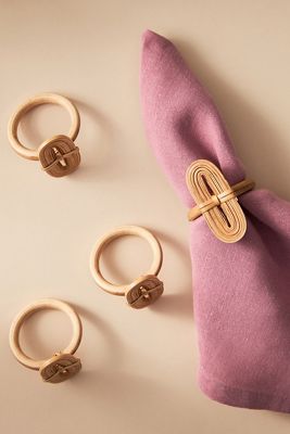Sarasota Napkin Rings, Set of 4