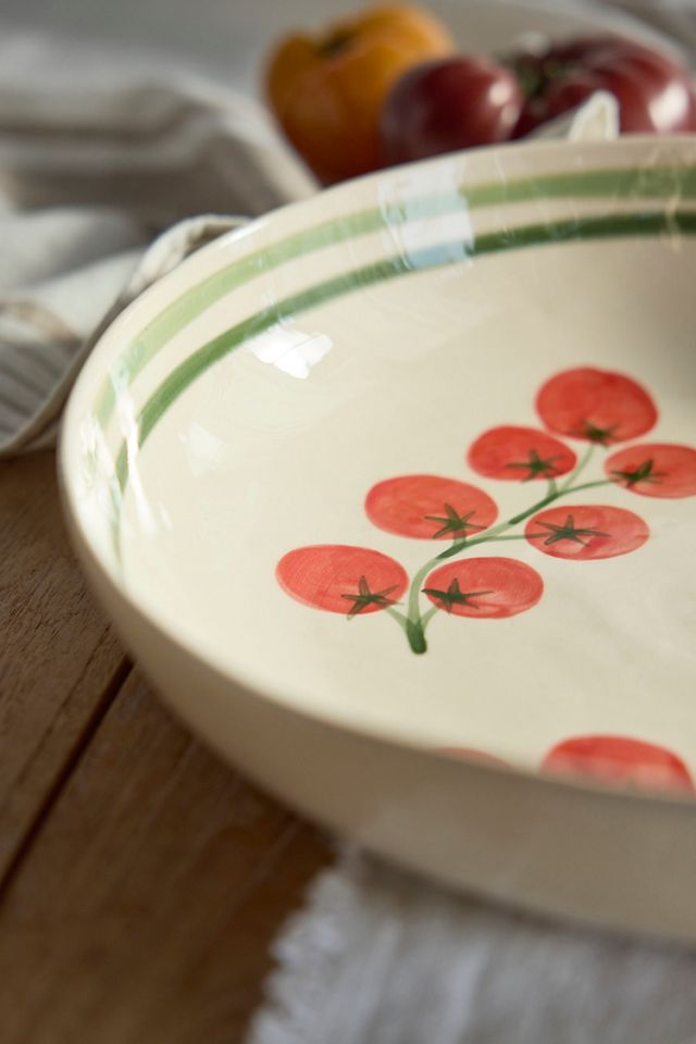 Garden Tomato Stoneware Serving Bowl #1