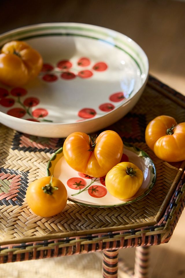 Garden Tomato Stoneware Side Plate #1