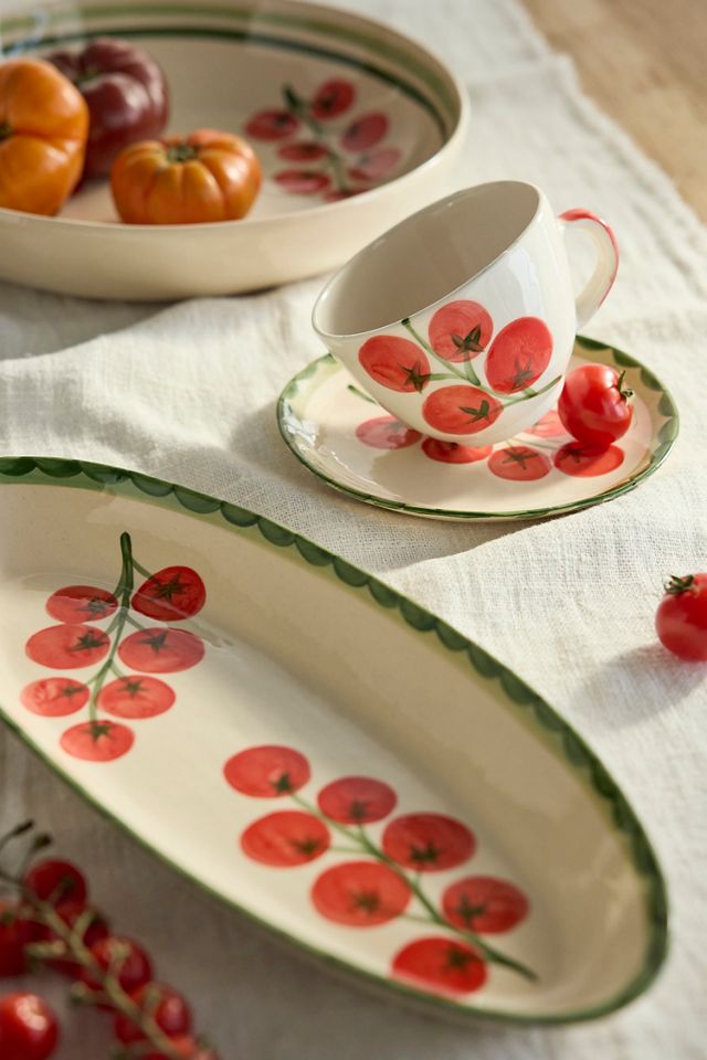 Garden Tomato Stoneware Side Plate #3