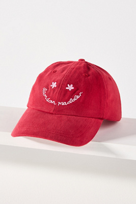 DAMSON MADDER SMILEY COTTON BASEBALL CAP 