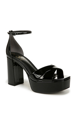 Sam Edelman Jullian Platform Heel Black Patent In Black
