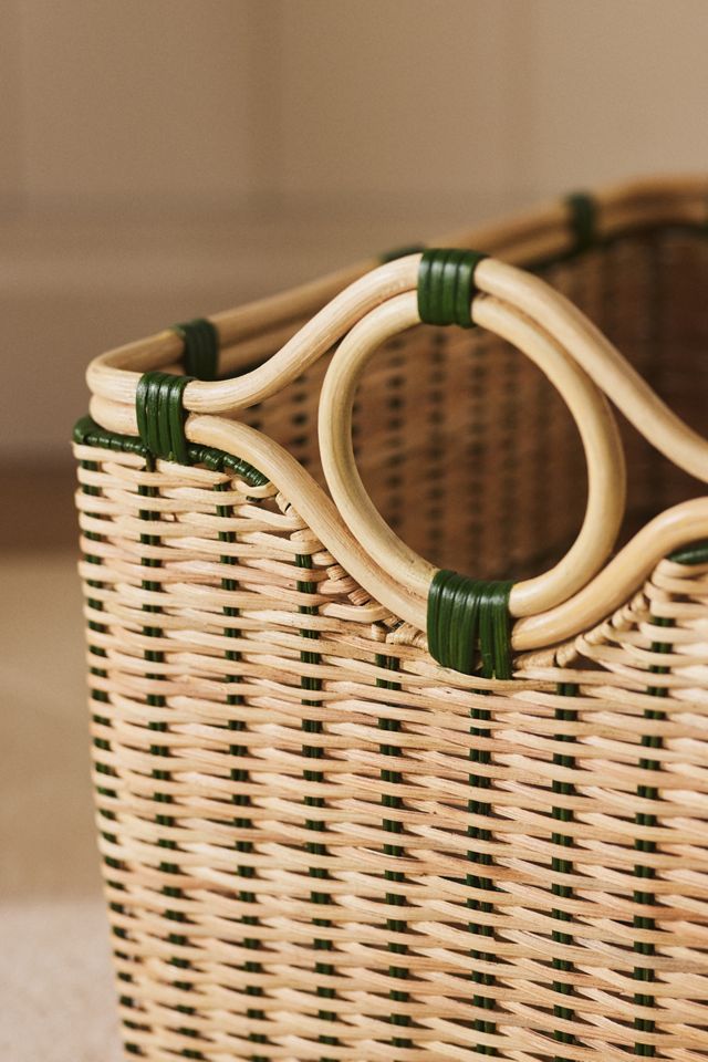 Round-Handled Rectangular Basket #1
