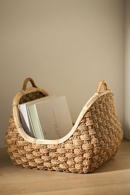 Log Seagrass Basket