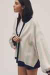 Bel Kazan Open-Front Cardigan Sweater