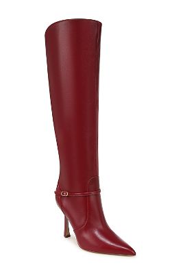 Sam Edelman Elia Pointed-toe Knee-high Boots In Purple