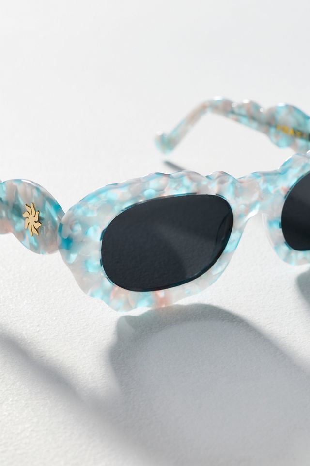 I-SEA x Celandine Cloud 9 Check Oval Sunglasses #2