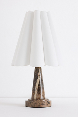 Anthropologie Segal Marble Mini Table Lamp