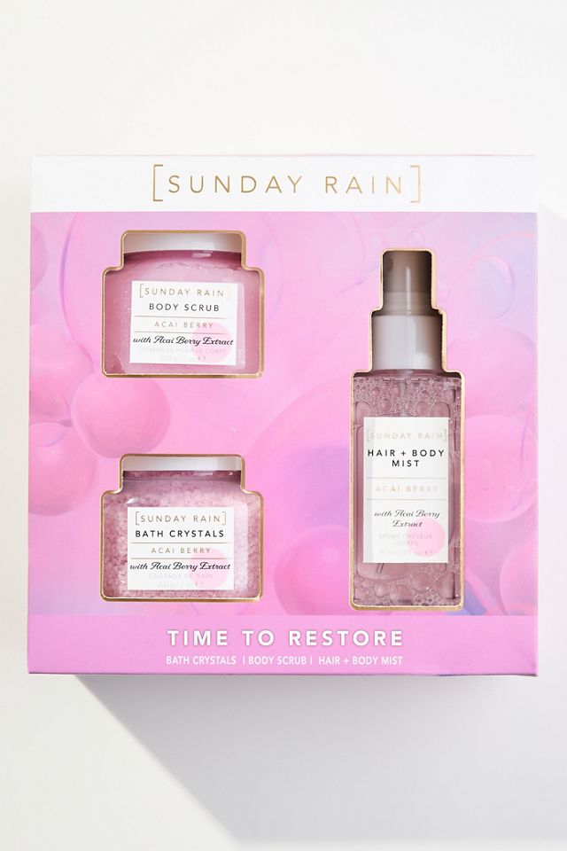 Sunday Rain Time To Restore Acai Berry Trio Gift Set #1