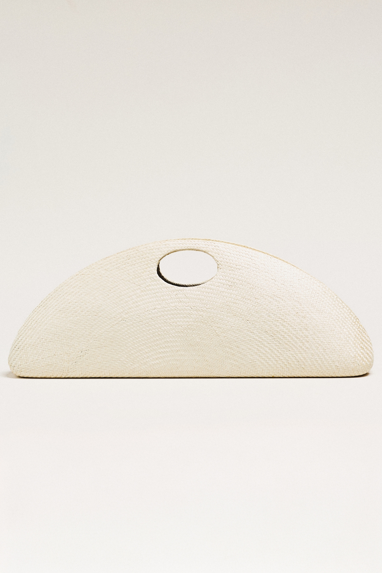 Aranaz Amor 2 Medium Woven Straw Clutch