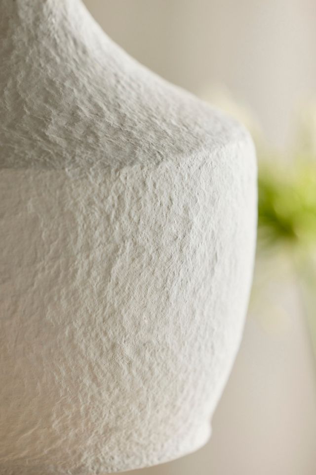 Cotton Mache Teardrop Pendant Light #1