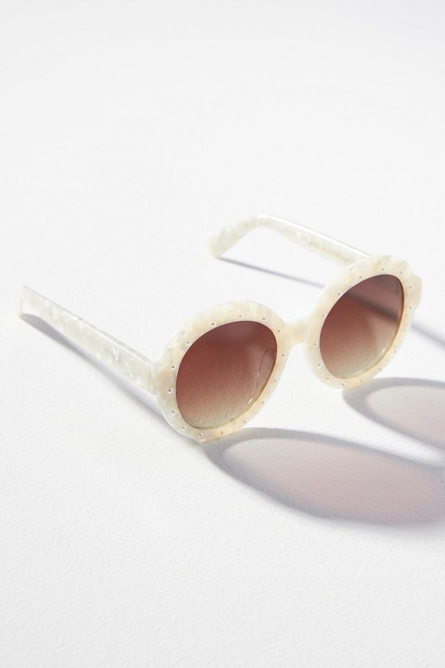 Pearl Shell Circle Sunglasses #1