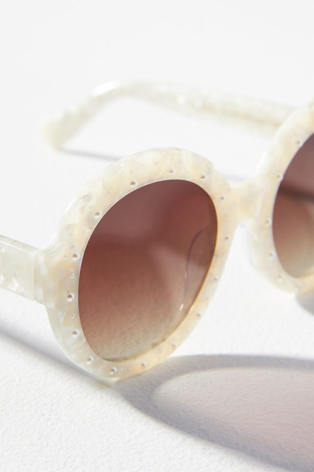 Pearl Shell Circle Sunglasses #2