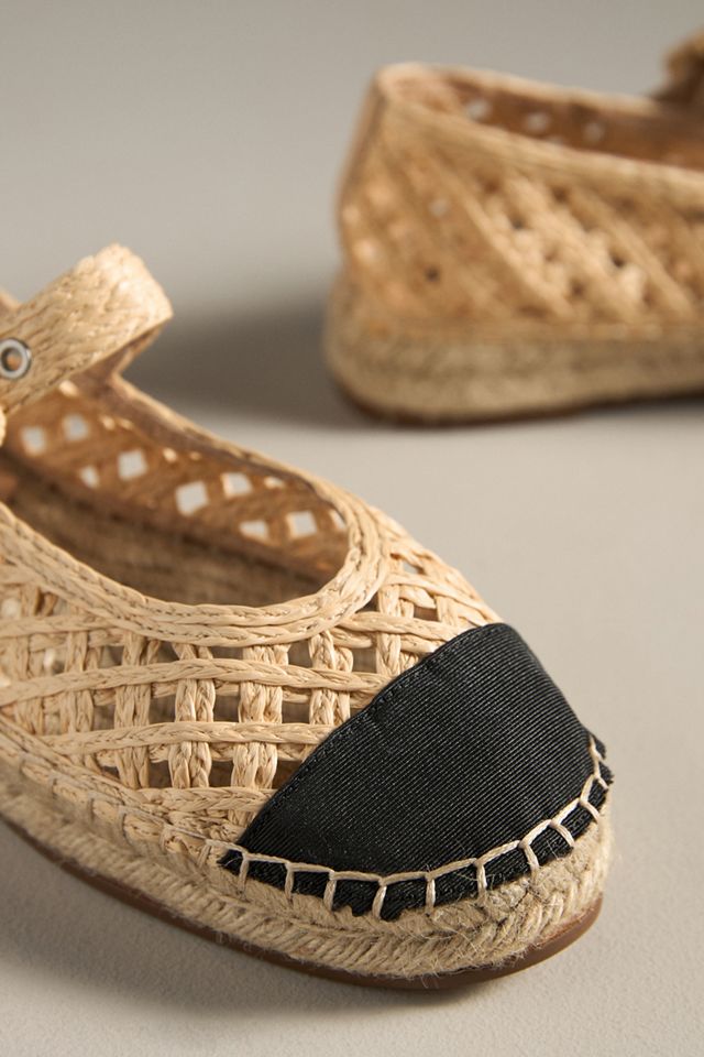 Bibi Lou Raffia Mary Jane Flats #2