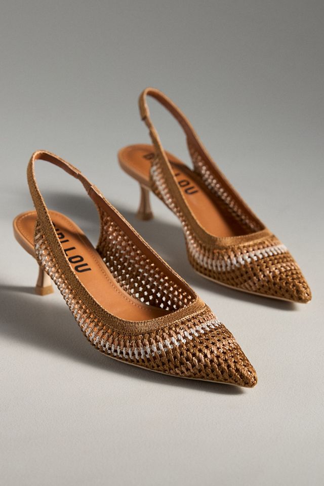 Bibi Lou Zaya Slingback Kitten Heels #1