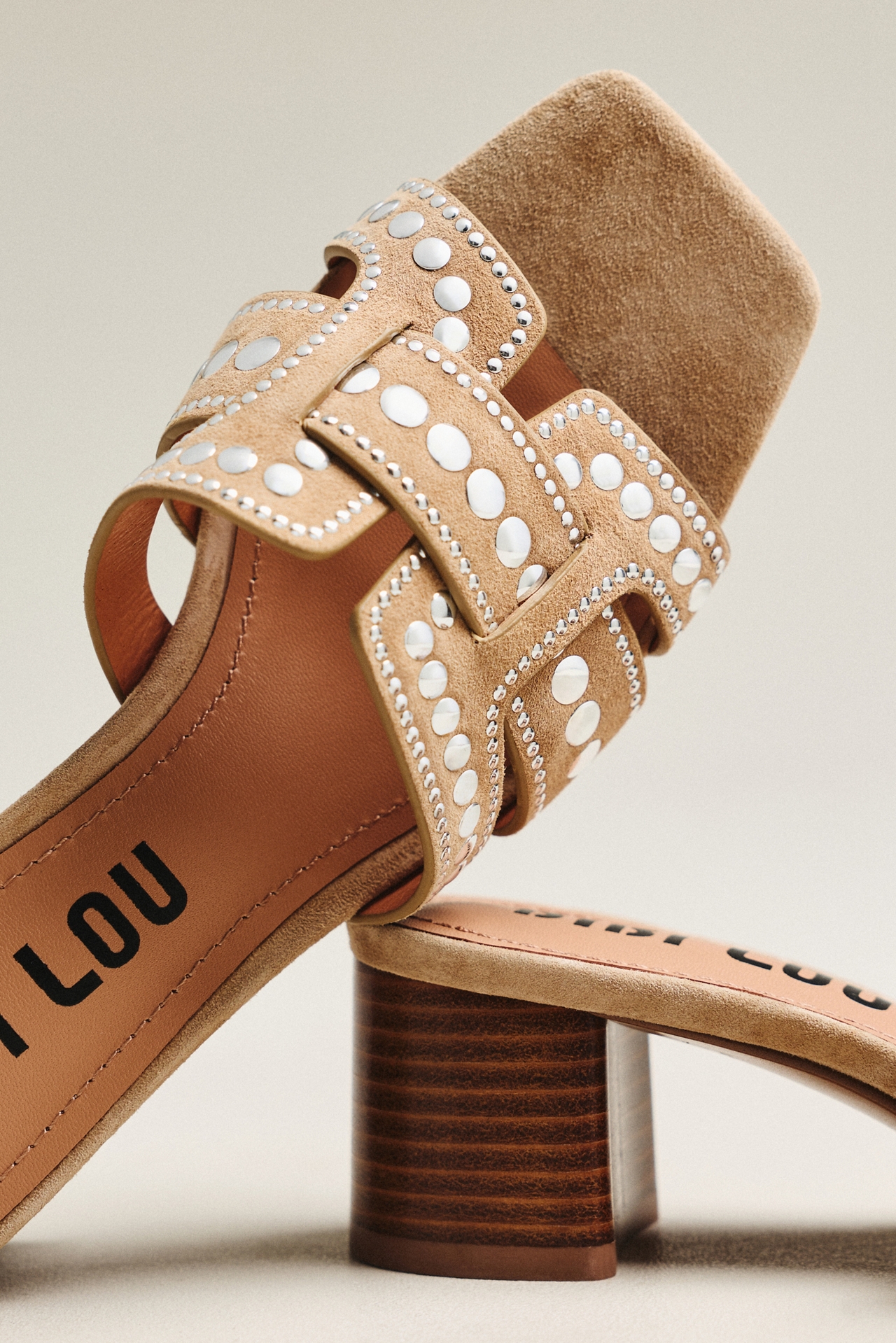 Bibi Lou Holly Studded Heels
