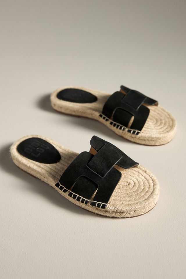 Bibi Lou Suede Espadrille Slide Sandals #1