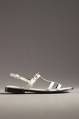 Bibi Lou Ashe Flat Sandals In White