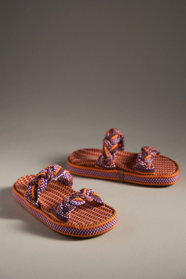 Amambaih Daniella Woven Slide Sandals #1