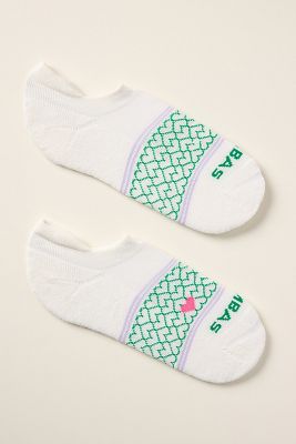 BOMBAS HEART HONEYCOMB STRIPE ANKLE SOCKS 