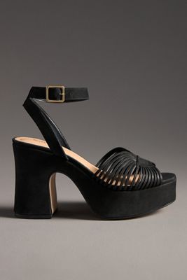 Maeve Lorelei Leather Platform Sandals